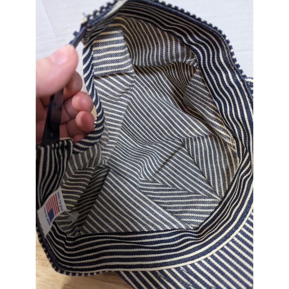 125 Years Creston Iowa Conductor stripped fabric‎ hat 1994 USA train snapback - Picture 7 of 7